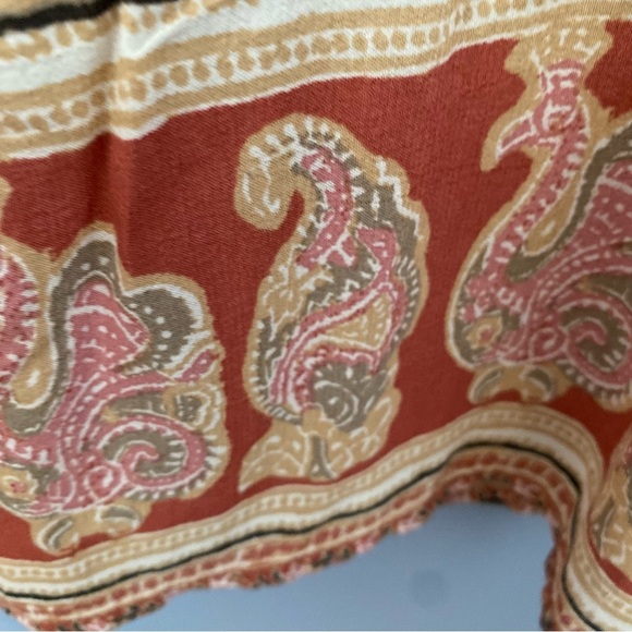 Paisley Floral Boho Blouse sz Small – Lucky Brand - Picture 9 of 10